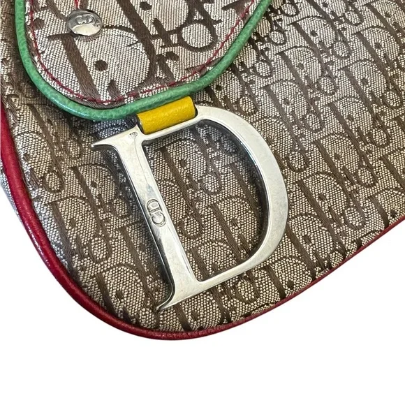Dior Multicolor Crossbody Bag with Yellow Accent - Picture 7 of 13